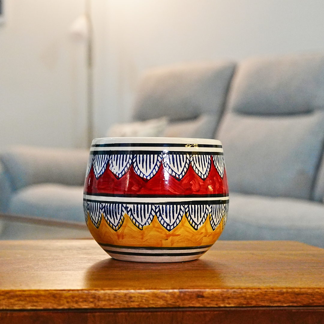 Mandala Art Planter