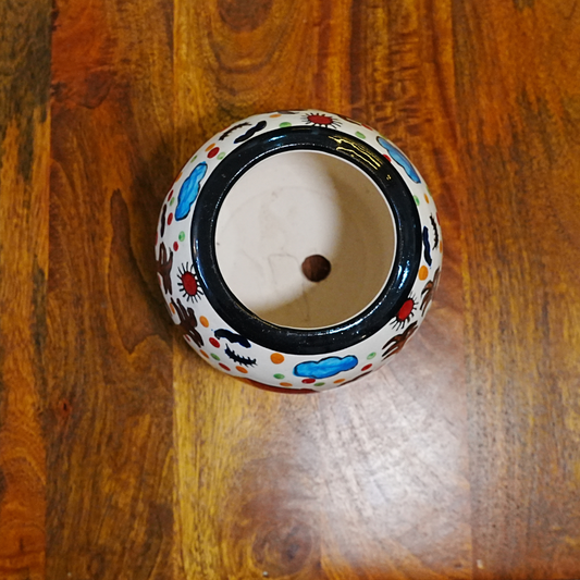 Scenic Serenity Hand-Painted Planter