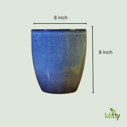 Indigo Mist Planter - 8 inch